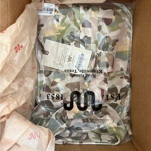 Women's Washed Twill Floral Camo Chore Shirt